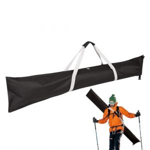 Qutalmi Sac &Agrave; Bagages De Ski, Sac De Transport De Ski De Voyage, Sac De Transport De Ski Renforc&eacute; De S&eacute;curit&eacute; pour &Eacute;quipement De Ski, Housse De Protection Ski Rembourr&eacute;e, Sac Ski ge (jianamr, neuf)