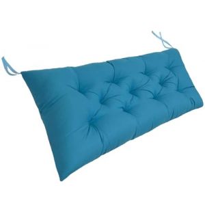 Coussin De Banc De Meubles D'ext&eacute;rieur Interieur ,Coussin De Si&egrave;ge De Fen&ecirc;tre 100x50 110x50cm 120x50 ,Antid&eacute;rapant, Coussins De De Jardin, Pour Baie Vitr&eacute;e/Canap&eacute;/Terrasse(Peacock Blue,110x50cmx8cm) (geenahont, neuf)