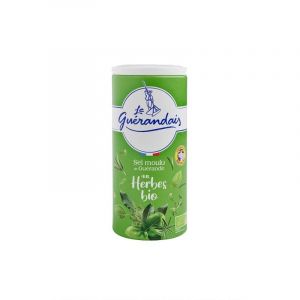 LE GUERANDAIS Sel Fin De Guérande Aux Herbes Bio - Boite Verseuse 250G : le condiment idéal pour sublimer vos plats ! - Lot De 3 - Vendu Par Lot (Marché Parisien, neuf)