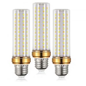 Ampoules LED E27 24 W &eacute;quivalent 100 W &eacute;conomie D'&eacute;nergie &eacute;clairage Dimmable 6000k/3000k/4000k 85v-265v 1800 Lm Pour Salon Int&eacute;rieur Chambre &agrave; Coucher Salle &agrave; Manger(E27 24W (3pcs)) (hua cheng heng da dian zi shang wu you xian gong si, neuf)