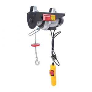Treuil électrique - Palan à chaîne électrique - 250 kg - Charge maximale : 18 m - Hauteur de levage : 550 W - Pour garage, atelier, chantier, entrepôt, grues (EuZon, neuf)