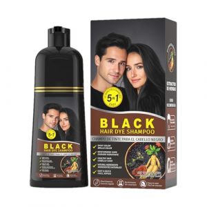 Shampooing Colorant Capillaire, Couverture Instantanée des Cheveux Blancs, Shampooing Anti-Chevaux Blancs Parfumé 500ml pour Hommes et Femmes Cheveux Bouclés Fins Épais Masque les Cheveux (zaiyarou, neuf)