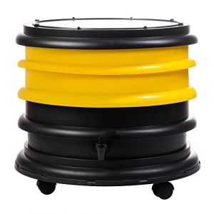 WORMbox | Lombricomposteur 2 Plateaux Jaune | 32 litres | Compostez Vos d&eacute;chets organiques, Les vers de Terre/lombrics produisent du lombricompost (Ferme du Moutta, neuf)