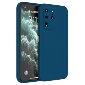 Topme Coque pour Samsung Galaxy S20 Ultra (6.9" inches) Etui Housse, Protecteur de Peau en Silicone TPU - Bleu Saphir (topme, neuf)