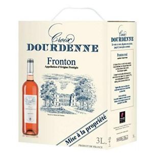 Cubi 3 Litres Vin Rosé Croix Dourdenne - AOP Fronton Rosé (jemangefrancais, neuf)