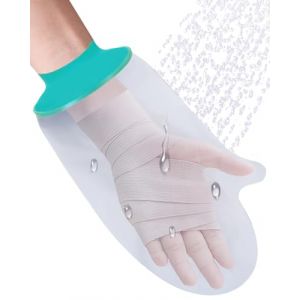 EuyiHlybt Protection Platre Main Adulte, Imperméable Protection Main Platre pour Douche, Protecteurs de Plâtre Doux et Confortables pour le Poignet, le Doigt, Sac de Plâtre Réutilisable (HaoTian international, neuf)