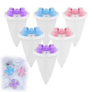 6 Pièces Floating Hair Filtering Mesh Removal sacs filtrants pour machine à laver, épilateur réutilisable pour poils de chien et de chat,filet linge machine à laver,Sacs en Filet pour Filtre à Cheveux (Binherd OU, neuf)