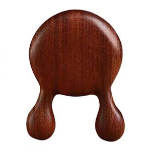 Peigne de massage pour le visage, appareil de massage confortable, lisse, outil de massage du visage en bois naturel, outil de massage portable léger avec design ergonomique pour nez, yeux, (spolert, neuf)