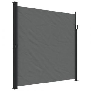 vidaXL Auvent Latéral Rétractable, Brise-Vue de Jardin, Écran de Protection, Écran de Balcon Terrasse Arrière-Cour Extérieur, Anthracite 200x300 cm (vidaXL FR, neuf)
