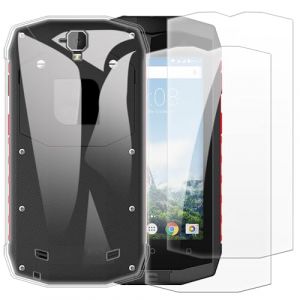 Shantime Coque avec 2 pi&egrave;ces Protection Compatible avec Crosscall Trekker-M1 Core, &Eacute;tui Antichoc + Verre Tremp&eacute; pour S&eacute;curit&eacute; Totale(Transparent) (Shantime, neuf)