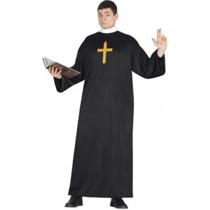 Déguisement Curé Soutane Homme L (Ponera, neuf)