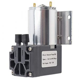 Qcwwy Mini Pompe &agrave; Air, Pompe &agrave; Air &agrave; Moteur 6 W 500 MA DC 12 V, Compresseur d' &agrave; Faible Bruit, Aspiration Stable, Pression de 120 Kpa pour d'&eacute;quipement de Laboratoire Scientifique (Zuiminq, neuf)