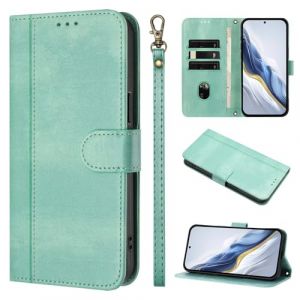 Coque pour Nokia G11/G21,Etui Coque Clapet &agrave; Rabat Portefeuille Cuir avec Porte Carte Magn&eacute;tique Case Housse Protection Cover &Eacute;tui pour Nokia G11/G21,Vert Clair (Belzsxy, neuf)