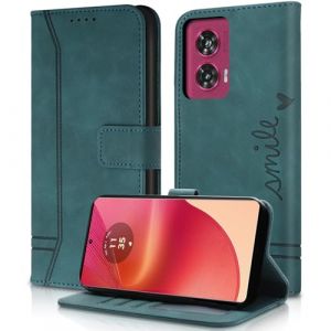 AsWant Coque pour Motorola Edge 50 Fusion 5G - [Housse en Cuir PU Premium], Fentes Cartes Antichoc Support Cuir Pochette Portefeuille &Eacute;tui de Protection pour Motorola Edge 50 Fusion (Vert) (Xiaolintong Trading Company Ltd, neuf)