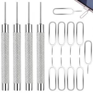 Outils de Retrait de Carte SIM, 14 Pièces Epingle d'ejection de Carte SIM, SIM Card Ejector, Plateau de Carte SIM Pin Ejection, pour Ouvrir et Éjecter la Carte SIM Broche d'éjection (SENXING UOH LTD, neuf)