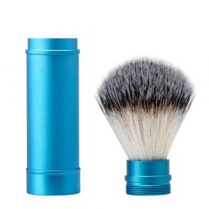 Blaireau de rasage pour homme en nylon, brosse &agrave; barbe, moustache, brosse de rasage, outil de rasage facile &agrave; utiliser (zijianZZJ, neuf)