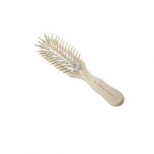 Acca Kappa Brosse pneumatique rectangulaire avec broches arrondies en bois - 1 pièce (BRUNA SINCE 1981, neuf)