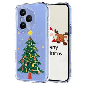 TAUYN Coque pour Honor 400 Pro, Coque Transparente TPU Anti-Choc et Anti-Chute de No&euml;l R&eacute;sistante aux Rayures et aux impacts, Durable, Design Ultra-Fin et l&eacute;ger. Sapin de No&euml;l (Kuaigu, neuf)