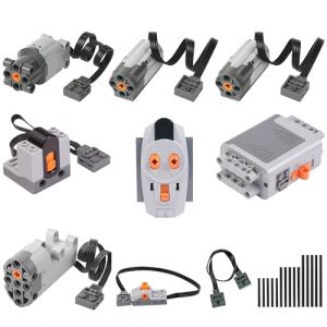 moteur lego,Servomoteurs Électriques Power Functions, Lot de 25 Accessoires Compatibles Moteurs Lego Technic pour Blocs de Construction (25-teiliges Set) (RUICHANGFENG CO.,LTD, neuf)