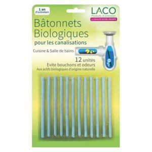 Laco Bâtonnets Biologiques pour canalisations (Laco, neuf)