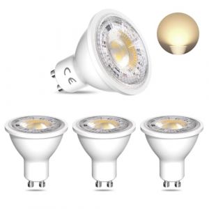 BrightArk Ampoule LED GU10 7W MR16 Ampoule Spot 12V Blanc Neutre 4000K Ampoules &Eacute;conomie D'&eacute;nergie &Eacute;quivalent Lumi&egrave;re Halog&egrave;ne 65W Lampe Spot Encastrable Angle de Lumi&egrave;re 38&deg;, Non R&eacute;glable, Lot de 4 (BrightArk-EU Direct, neuf)