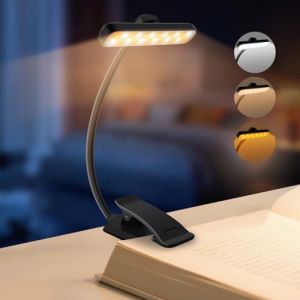 karidi Lampe de Lecture 24 LED, Lampe pour Lire dans le Lit Rotative 315°, Liseuse Clip Rechargeable, 5 Luminosités & 3 Couleurs,360° Cou Flexible, Léger & Portable, Longue Travail pour Lire au Lit (Bouquet-Uk, neuf)