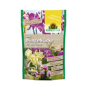 Neudorff Azet Lot de 40 b&acirc;tonnets d'engrais Bio pour orchid&eacute;es - pour Une Floraison abondante des orchid&eacute;es - Effet Longue dur&eacute;e de 2 Mois - Marron (Zoo & Gartenbedarf M&uuml;nchen, neuf)