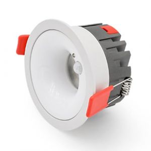 Plafonnier LED encastré avec détecteur de Mouvement et capteur de poussière à l'aube, Spot d'éclairage Downlight activé, luminaire encastré avec minuterie pour Couloir, escalier (Yaduo777, neuf)