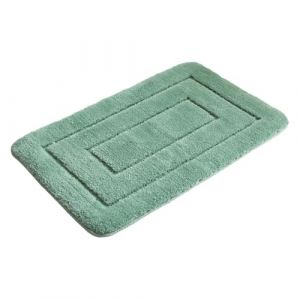 mophrati Tapis &agrave; s&eacute;chage pour l'absorption d'eau de salle de bain - Pas perte et tapis antid&eacute;rapant porte sol en polyester, Vert clair, 40x60CM (loopmalice, neuf)