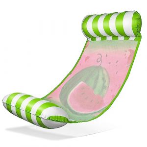 Balinco Hamac à eau, matelas à eau, matelas à eau, lit flottant, matelas gonflable avec accoudoirs, tapis de couchage flottant, chaise longue de relaxation, jouet aquatique pour enfants et adultes (Balinco, neuf)