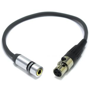 VITALCO Adaptateur Mini XLR femelle vers mini jack 3.5mm femelle - câble audio micro 3 pôles (pckliper, neuf)