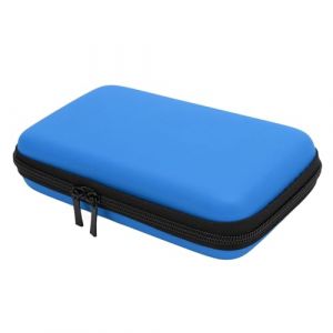 LICAEVEY Étui de Voyage en Coquille Dur avec 8 Emplacements de Jeu et Stockage D'accessoires pour 3DS XL / 2DS XL/DS Lite/DSI XL Consoles (Noir) (Blue) (Linlieja, neuf)