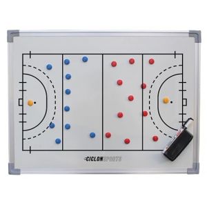 Ciclon Sports Tableau Tactique Hockey | Tableau Coach Magn&eacute;tique Hockey 45 x 60 cm | Avec Sac de Transport, Aimants et Accessoires (Cicl&oacute;n Sports, neuf)