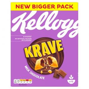 Kellogg's Krave C&eacute;r&eacute;ales de petit-d&eacute;jeuner au chocolat au lait, 410 g (The Marvellous Group, neuf)