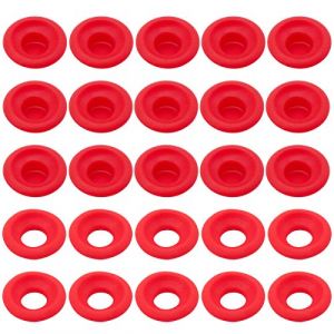 CKANDAY Lot de 50 joints d'&eacute;tanch&eacute;it&eacute; en caoutchouc de silicone,2 types de joints d'&eacute;tanch&eacute;it&eacute; &agrave; haute pression anti-fuite pour EZ Cap Swing Top Joint d'&eacute;tanch&eacute;it&eacute; pour bouteille de bi&egrave;re et soda (CKANDAY-EU, neuf)