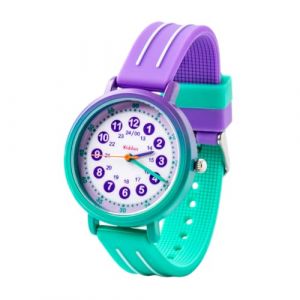 Kiddus Montre &Eacute;ducative pour Enfants, Montre Bracelet Analogique pour Gar&ccedil;on et Fille &agrave; partir de 5 Ans, Waterproof 5ATM, Premi&egrave;re Cadeau Apprentissage pour Enfant (Kiddus, neuf)