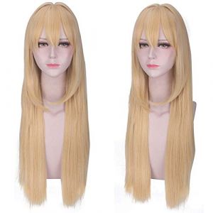 Perruque de déguisement pour Halloween, fête de Noël, cheveux longs, maillot de bain violet Evergarden Eve Garden Violet Cos perruque (long zhu tang, neuf)