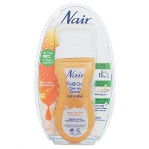 Nair - Cire Au Sucre Lait Et Miel Roll On Peaux Sensibles 100Ml - Lot De 3 - Livraison Rapide en France - Prix Par Lot (UN PETIT TOUR D'AMOUR  PERIODE ESTIVALE INDULGENCE, neuf)