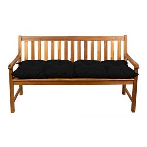 gutekissen Coussins pour Banc, Coussins pour balançoire de Jardin, siège LS (140x40, Noir) (FavreShop, neuf)