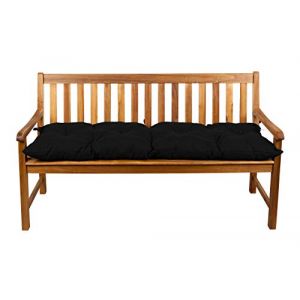 gutekissen Coussins pour Banc, Coussins pour balançoire de Jardin, siège LS (140x40, Noir) (taikiki4u, neuf)