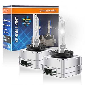 Sidaqi Ampoule Xenon D3S 6000K Blanc 35W Kit de remplacement pour voiture Ampoule D3S Xenon HID 12V(2Pcs) (Caiwanbing, neuf)