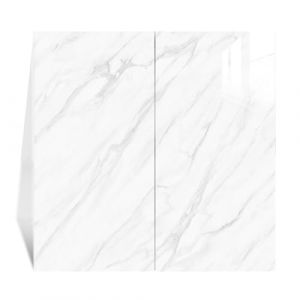 YFQHZDS 10 Panneaux Muraux en Marbre Imperméables Et Auto-Adhésifs, 60 X 30 Cm, Carrelage Mural Autocollant pour Crédence, Carrelage De Douche en PVC pour Salle De Bain Et Cuisine,Style30 (BYGYMX, neuf)