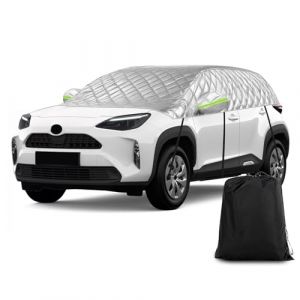 Demi B&acirc;che Voiture Ext&eacute;rieur pour Toyota Yaris Cross XP210 2020-2025, Demi Housse de Protection Imperm&eacute;able Anti-Neige Anti-Glace Mi-couvrante pour Automobiles (dinae, neuf)