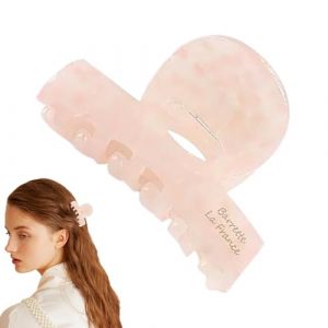 Clips de griffe, clips à griffe de cheveux - Craignes de cheveux de dents - 2,4 pouces esthétique élégante Strong Hold Anti-Slip Half Hairclips For Women Girls Teen Wedding Style (jianyzi, neuf)