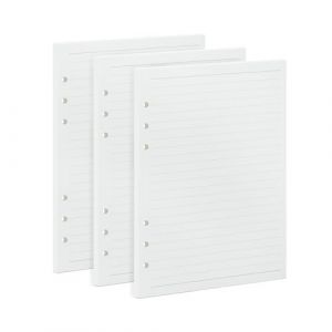 135 Feuilles Volantes Lignées A5 - Papier 100g/m² - Recharge pour Classeur 6 Anneaux - Agenda, Carnet, Filofax A5 (rongrongsm, neuf)