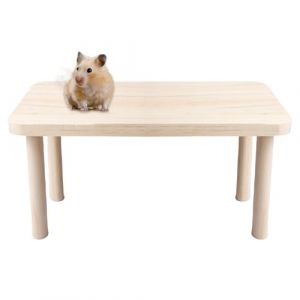 Plateforme pour Hamster, Plate-Forme pour Hamster, Plate-Forme d'escalade pour Hamster, Échelle en Bois pour Hamster, Plate-Forme en Bois De Hamster, pour Gerbille, Hamsters Jouets d'escalade (TRUST AND BU, neuf)