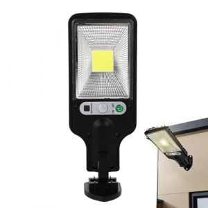 Biniveil Lumieres Solaires Exterieures avec Detecteur de Mouvement - Lampe Solaire avec D&eacute;tecteur de Mouvement pour Ext&eacute;rieur - &Eacute;clairage LED Sans Fil R&eacute;sistant Intemp&eacute;ries Pour Jardin, Porche, (ruigengdianz, neuf)