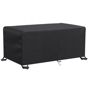 AEXOIO 190x95x35cm/Longueur x Largeur x Hauteur Housse De Protection Table De Jardin,Protection Table Exterieur,Anti-UV Housse Meuble Jardin Exterieur,600d Tissu Oxford Housse De Protection Exterieur (Lucky Life-EU, neuf)