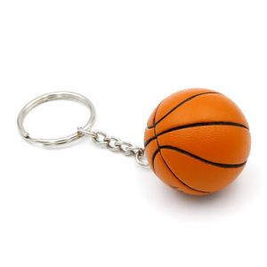 FKWKUW Porte-cl&eacute;s de Basket-Ball - Pendentif d&eacute;coratif - en polyur&eacute;thane - pour Fan de Basketball - Souvenir de f&ecirc;te, r&eacute;compenses - Accessoire (Lisse (329DongHai, neuf)