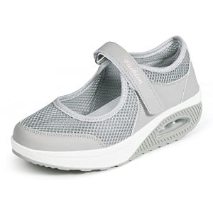 Chaussures orthopédiques pour Femmes，Mode Compensées Mary Janes pour Femme,Chaussures De Marche AntidéRapantes à Coussin d'air Femmes Minceur Chaussures LéGèRes RespirantesTaille 35-42eu (YMWL-EU, neuf)
